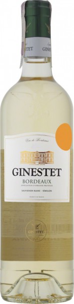 Вино "Ginestet" Bordeaux АОC Blanc, 0.375 л