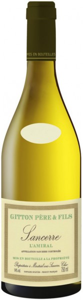 Вино Gitton Pere & Fils, "L'Amiral", Sancerre AOC, 2022