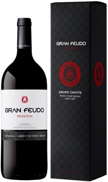 Вино "Gran Feudo" Reserva, Navarra DO, 2009, gift box, 1.5 л