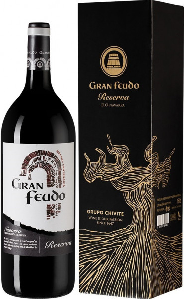 Вино "Gran Feudo" Reserva, Navarra DO, 2014, gift box, 1.5 л