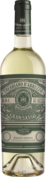 Вино Gran Sasso, Trebbiano d'Abruzzo DOC, 2017