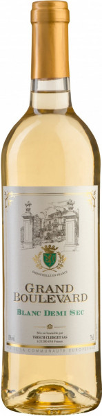 Вино "Grand Boulevard" Blanc Demi Sec