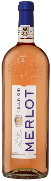 Вино "Grand Sud" Merlot Rose, 2012, 1 л