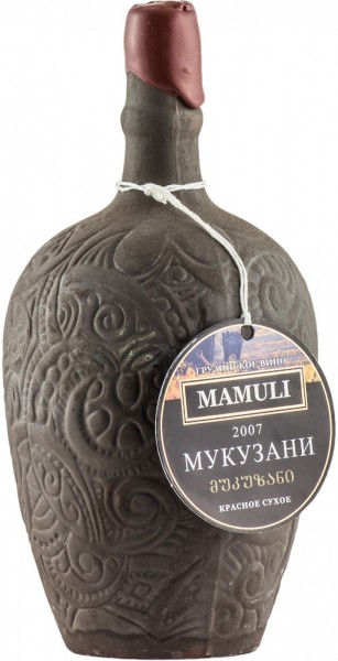 Вино Graneli, "Mamuli" Mukuzani, 2007, ceramic bottle