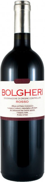 Вино Grattamacco, Bolgheri Rosso DOC, 2012