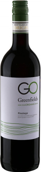 Вино "Greenfields" Organic Pinotage, Western Cape WO, 2018