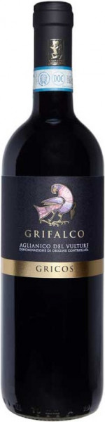 Вино Grifalco, "Gricos" Aglianico del Vulture DOC, 2016