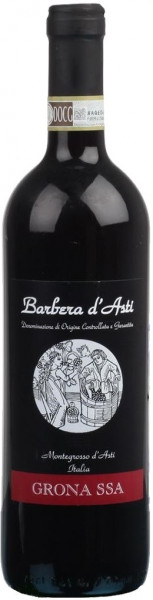 Вино Grona SSA, Barbera d'Asti DOCG, 2014