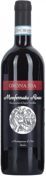 Вино Grona SSA, Monferrato Rosso DOC, 2012
