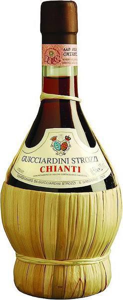 Вино Guicciardini Strozzi Chianti DOCG 2010 Fiasco, 0.5 л