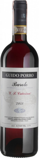 Вино Guido Porro, Barolo "Vigna Santa Caterina" DOCG, 2015
