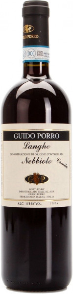 Вино Guido Porro, "Camilu" Langhe DOC Nebbiolo