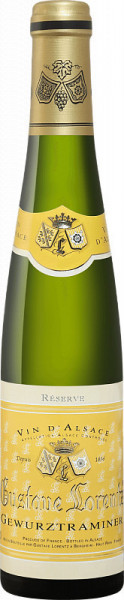 Вино Gustave Lorentz, Gewurztraminer Reserve, Alsace AOC, 2018, 0.375 л