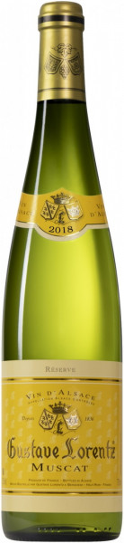 Вино Gustave Lorentz, Muscat Reserve, Alsace AOC, 2018
