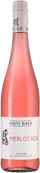 Вино Hans Baer, Merlot Rose, 2020