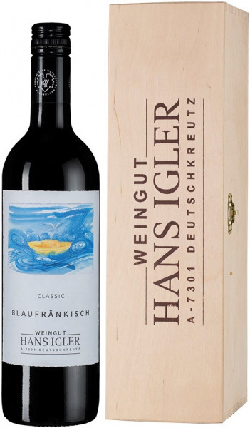 Вино Hans Igler, Blaufrankisch Classic, Mittelburgenland DAC, 2016, gift box