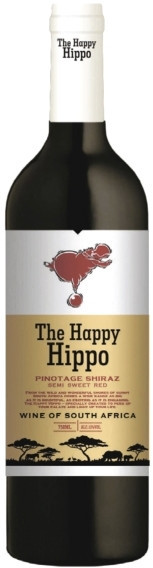 Вино "Happy Hippo" Pinotage-Shiraz