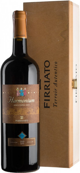 Вино "Harmonium" Nero d'Avola, Sicilia IGT, 2013, wooden box, 1.5 л
