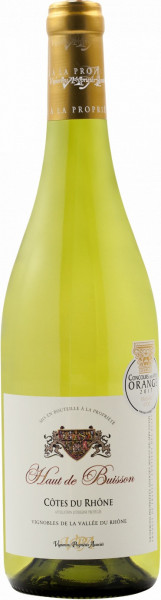Вино "Haut de Buisson" Blanc, Cotes du Rhone AOP