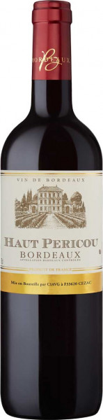 Вино "Haut Pericou", Bordeaux AOC, 2016