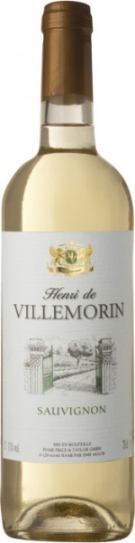 Вино "Henri de Villemorin" Sauvignon Blanc, Val de Loire IGP, 2018
