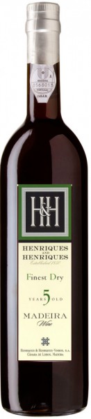 Вино Henriques & Henriques, Finest Dry 5 Years Old, Madeira DOP, 0.5 л