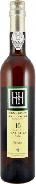 Вино Henriques & Henriques, Sercial 10 Years Old, Madeira DOP, 0.5 л