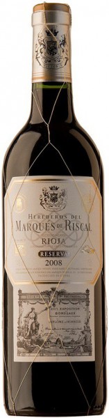 Вино Herederos del Marques de Riscal Reserva, Rioja DOC, 2008