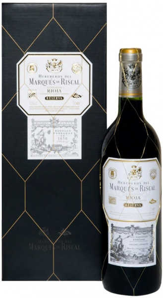 Вино "Herederos del Marques de Riscal" Reserva, Rioja DOC, 2012, gift box, 1.5 л