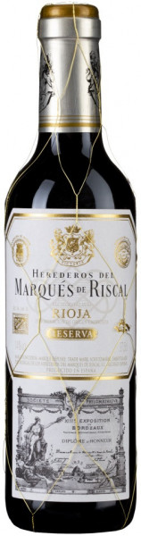 Вино "Herederos del Marques de Riscal" Reserva, Rioja DOC, 2014, 0.375 л