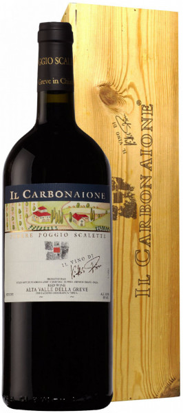 Вино "Il Carbonaione", Alta Valle della Greve IGT, 2016, gift box, 1.5 л