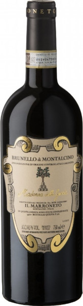 Вино Il Marroneto, Madonna delle Grazie, Brunello di Montalcino DOCG, 2015