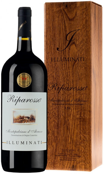 Вино Illuminati, Montepulciano d'Abruzzo "Riparosso" DOC, 2018, gift box, 1.5 л