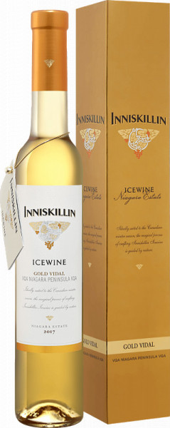 Вино Inniskillin, Vidal Oak Aged "Icewine", 2017, gift box, 0.375 л