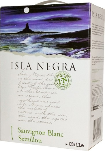Вино "Isla Negra" Sauvignon Blanc-Semillon, 2017, bag-in-box, 3 л