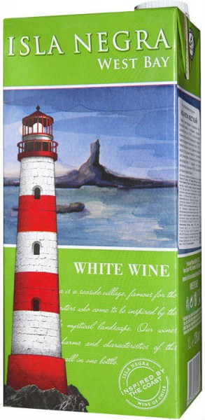 Вино Isla Negra, "West Bay" White, Tetra Pak, 1 л