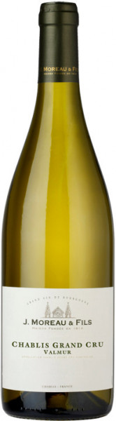 Вино J.Moreau & Fils, Chablis Grand Cru "Valmur" AOC, 2009, 1.5 л