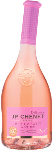 Вино J.P. Chenet, "Delicious" Medium Sweet Rose, Pays d'Oc IGP, 2022
