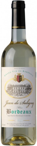 Вино Jean de Saligny, Bordeaux AOC Blanc, 2012