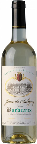 Вино Jean de Saligny, Bordeaux AOC Blanc, 2014