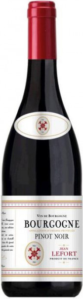 Вино Jean Lefort, Bourgogne Pinot Noir AOP, 2017