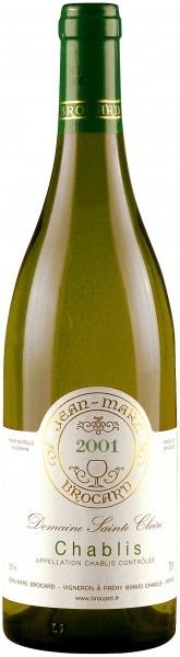 Вино Jean-Marc Brocard, Chablis AOC 2001, 1.5 л