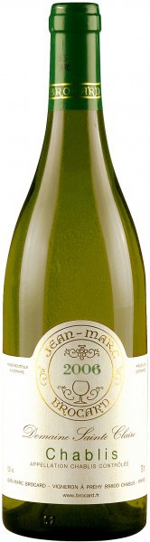 Вино Jean-Marc Brocard, Chablis AOC 2006, 0.375 л