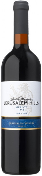 Вино "Jerusalem Hills" Merlot, 2018