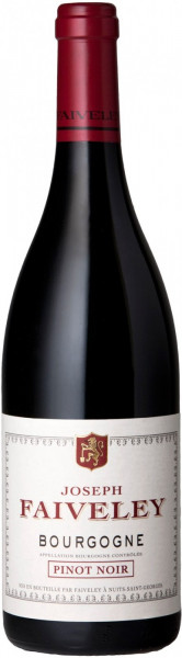 Вино "Joseph Faiveley" Bourgogne AOC Pinot Noir, 2018, 0.375 л