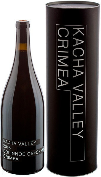 Вино "Kacha Valley" Dolinnoe Red, 2018, in tube, 1.5 л