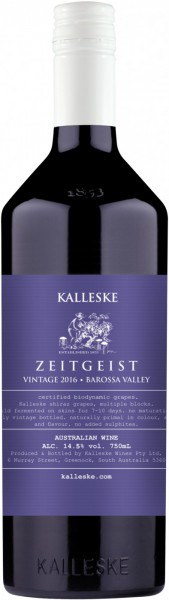 Вино Kalleske, "Zeitgeist", 2016