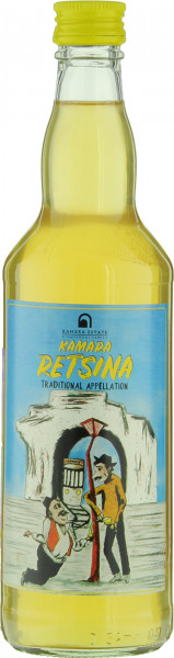 Вино Kamara Retsina, 2018, 0.5 л