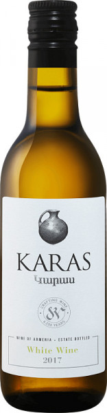Вино "Карас" Белое, 2017, 0.187 л