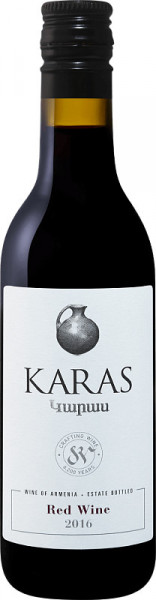 Вино "Карас" Красное, 2016, 0.187 л